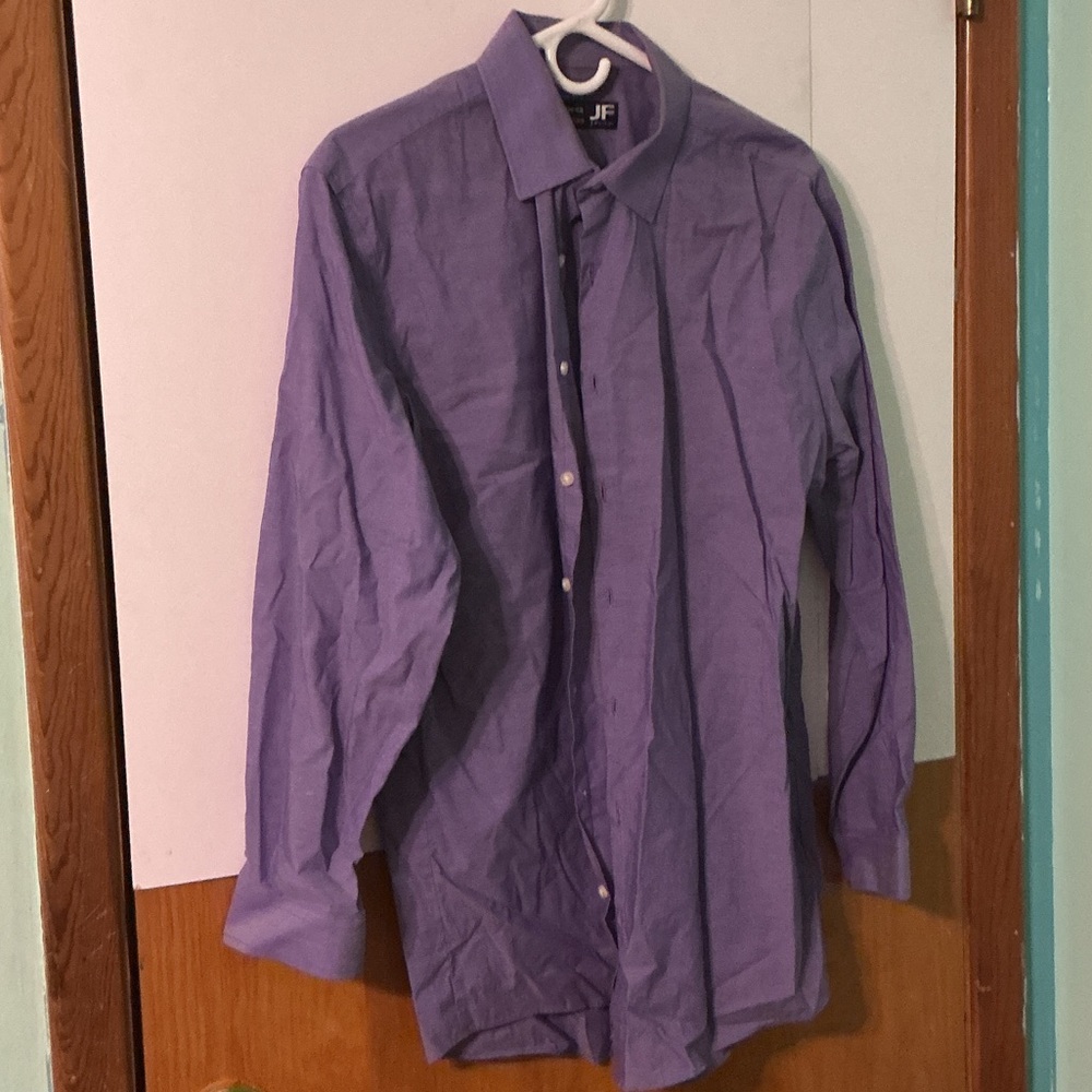 JF J.Ferrar Lavender Dress Shirt
